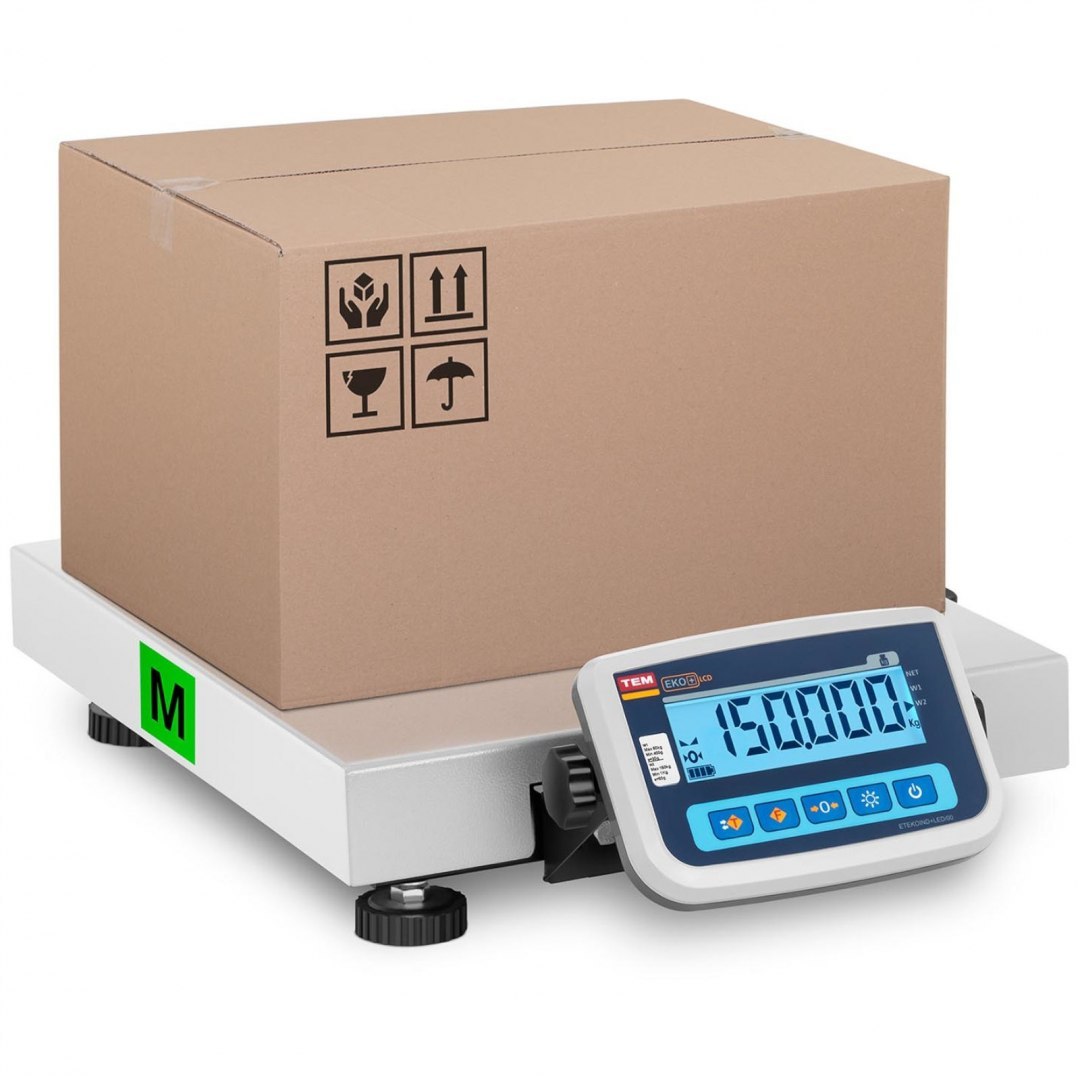 Waga magazynowa paczkowa 150 kg / 50 g LCD M LEGALIZACJA TEM Waga magazynowa paczkowa 150 kg / 50 g LCD M LEGALIZACJA TEM