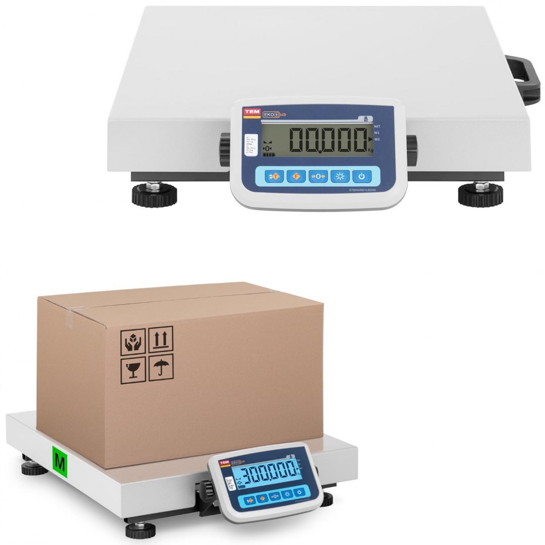 Waga magazynowa paczkowa 300 kg / 100 g LCD M LEGALIZACJA TEM Waga magazynowa paczkowa 300 kg / 100 g LCD M LEGALIZACJA TEM