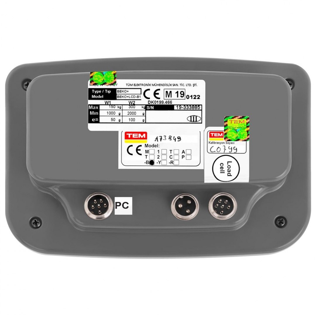 Waga magazynowa paczkowa 300 kg / 100 g LCD M LEGALIZACJA TEM Waga magazynowa paczkowa 300 kg / 100 g LCD M LEGALIZACJA TEM