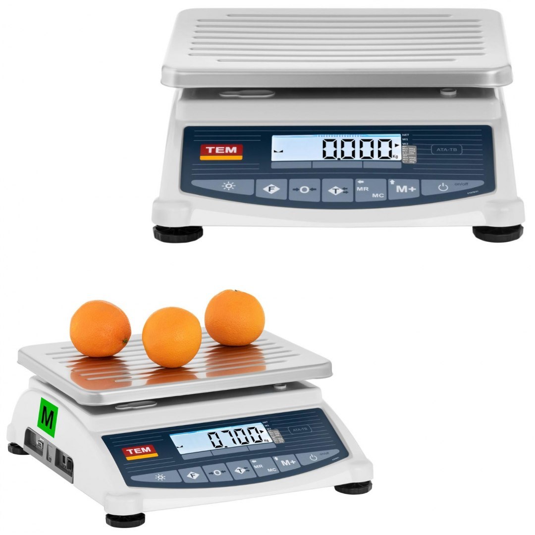 Waga sklepowa handlowa 60 kg / 20 g LCD M LEGALIZACJA TEM Waga sklepowa handlowa 60 kg / 20 g LCD M LEGALIZACJA TEM