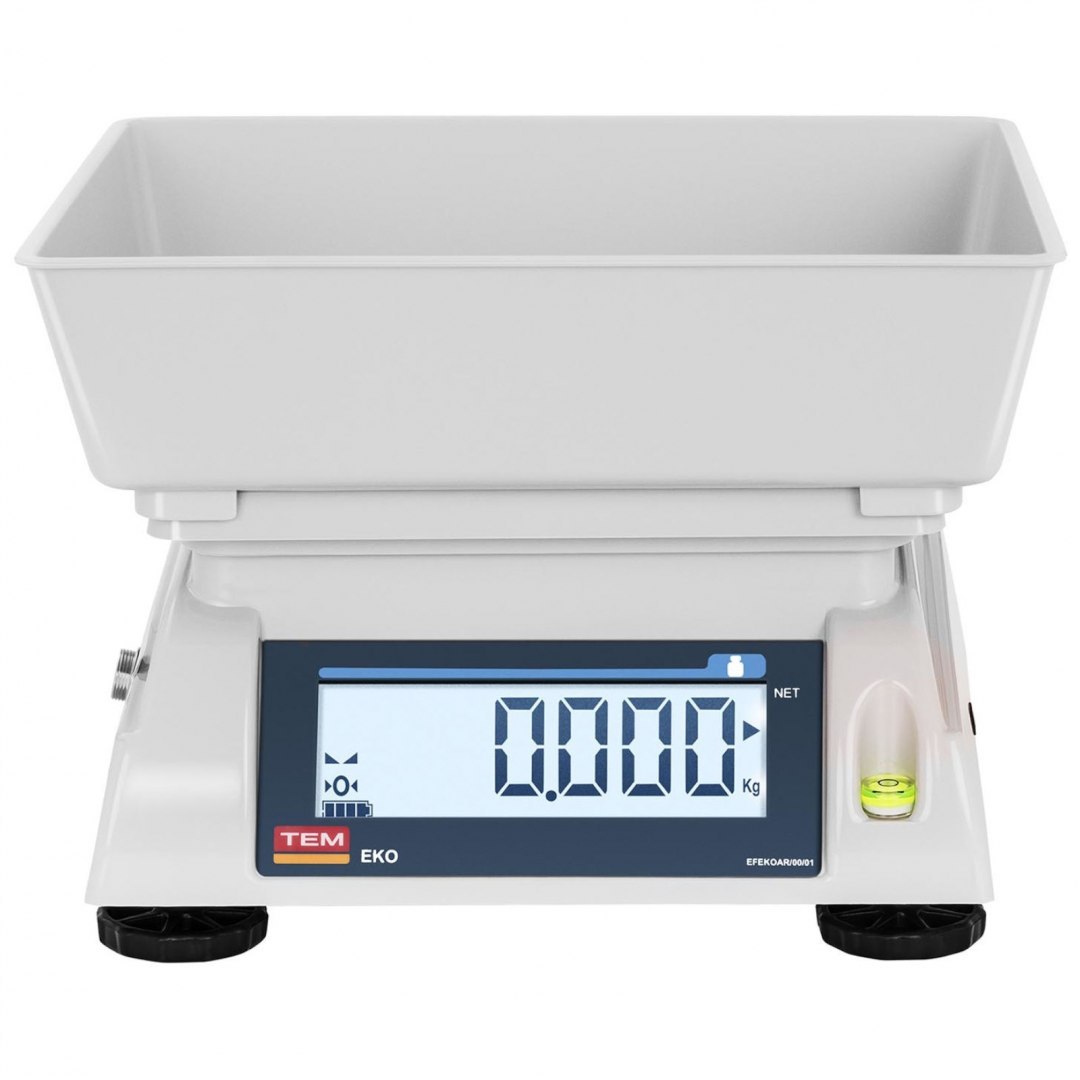 Waga stołowa 2 platformy interfejs RS232 6 kg / 2g LCD M LEGALIZACJA TEM Waga stołowa 2 platformy interfejs RS232 6 kg / 2g LCD M LEGALIZACJA TEM