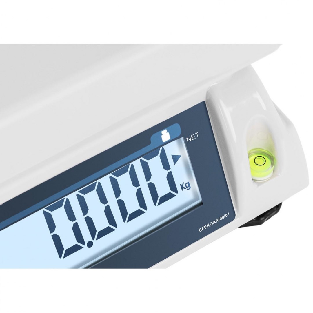 Waga stołowa 2 platformy interfejs RS232 6 kg / 2g LCD M LEGALIZACJA TEM Waga stołowa 2 platformy interfejs RS232 6 kg / 2g LCD M LEGALIZACJA TEM