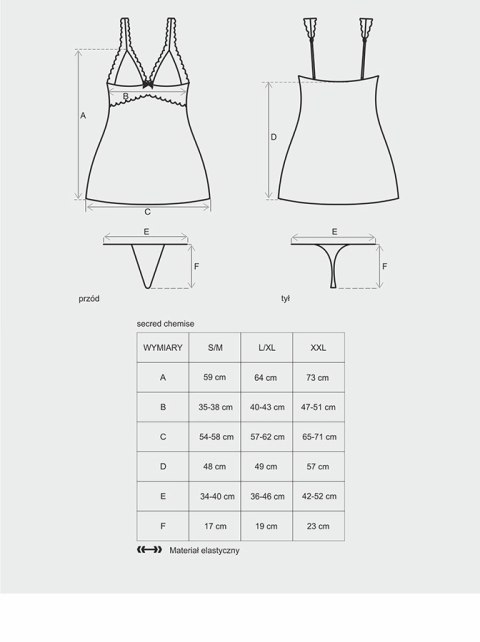 Koszulka Secred Czerwona + stringi GRATIS! Czerwony S/M Koszulka Secred Czerwona + stringi GRATIS! Czerwony S/M