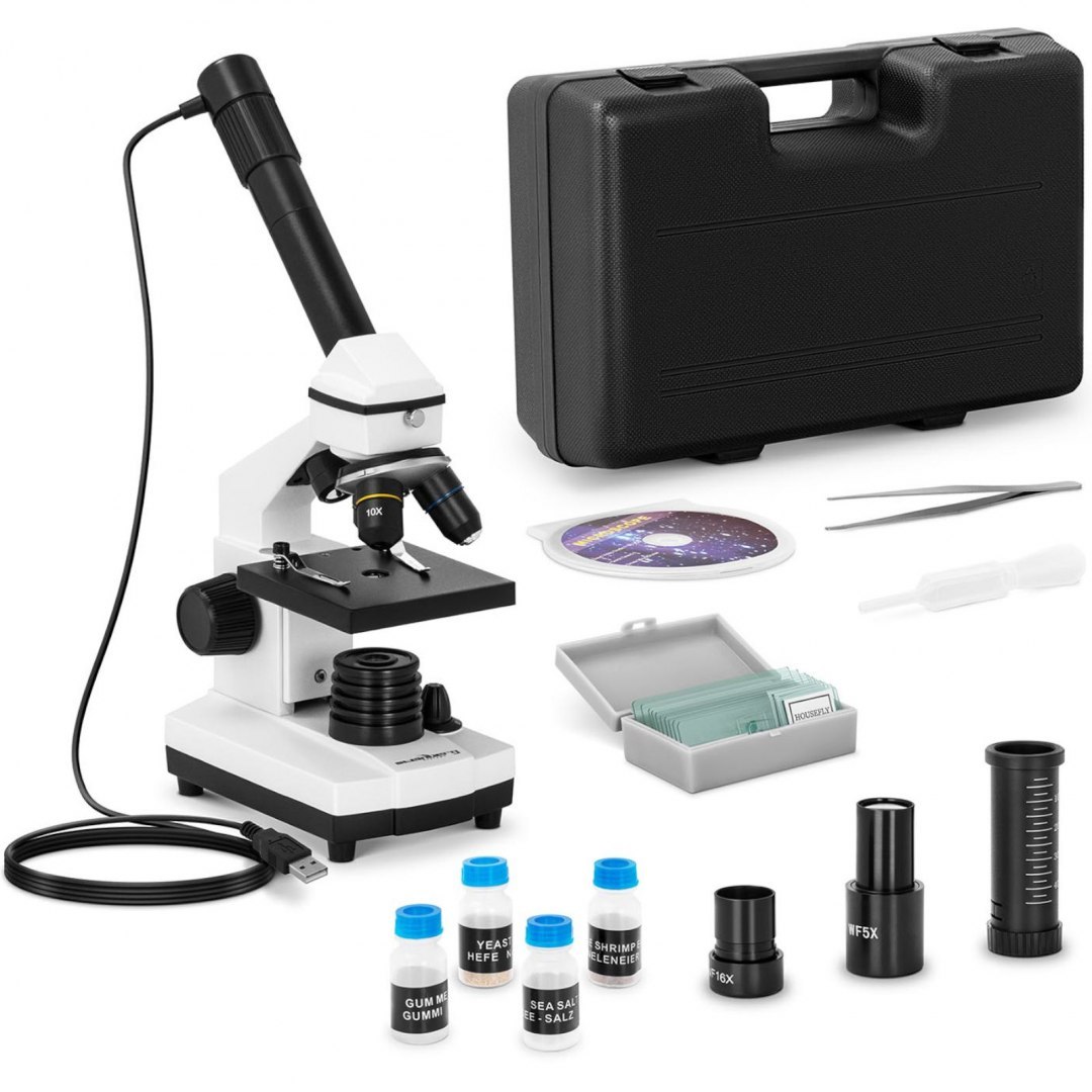 Mikroskop cyfrowy o powiększeniu 20-1280x USB ZESTAW Steinberg Systems Mikroskop cyfrowy o powiększeniu 20-1280x USB ZESTAW Steinberg Systems