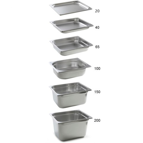Pojemnik GN 2/1 stal nierdzewna Profi Line wys. 100 mm - Hendi 801123 Hendi Pojemnik GN 2/1 stal nierdzewna Profi Line wys. 100 mm - Hendi 801123 Hendi