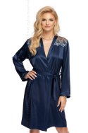 Szlafrok Elodie Navy Blue Navy Blue (Granatowy) XXL