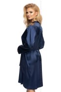 Szlafrok Elodie Navy Blue Navy Blue (Granatowy) XXL