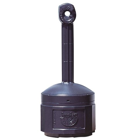 Popielniczka miejska zewnętrzna na stabilnej podstawie poj. 15L śr. 42cm wys. 98cm czarna JUSTRITE Popielniczka miejska zewnętrzna na stabilnej podstawie poj. 15L śr. 42cm wys. 98cm czarna JUSTRITE