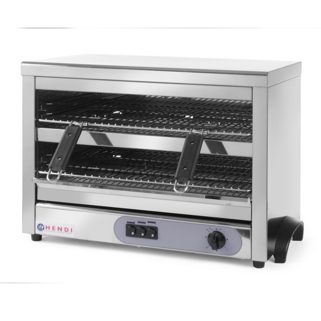 Opiekacz toster salamander kwarcowy GN1/1 timer 4500W 400V - Hendi 264331 Hendi Opiekacz toster salamander kwarcowy GN1/1 timer 4500W 400V - Hendi 264331 Hendi