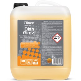 Płyn do zmywarek gastronomicznych do mycia szkła usuwa osady z kawy herbaty CLINEX DishGlass 5L Clinex