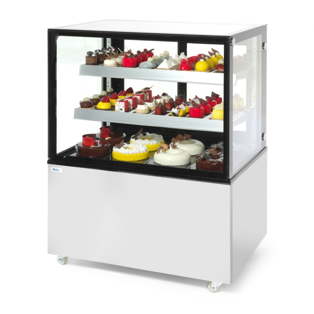 Witryna chłodnicza cukiernicza 2-półkowa jezdna LED 410L ARKTIC Witryna chłodnicza cukiernicza 2-półkowa jezdna LED 410L ARKTIC