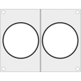 Matryca forma do zgrzewarek BOKAMA na dwa pojemniki na zupę śr. 115 mm - Hendi 805923 Hendi
