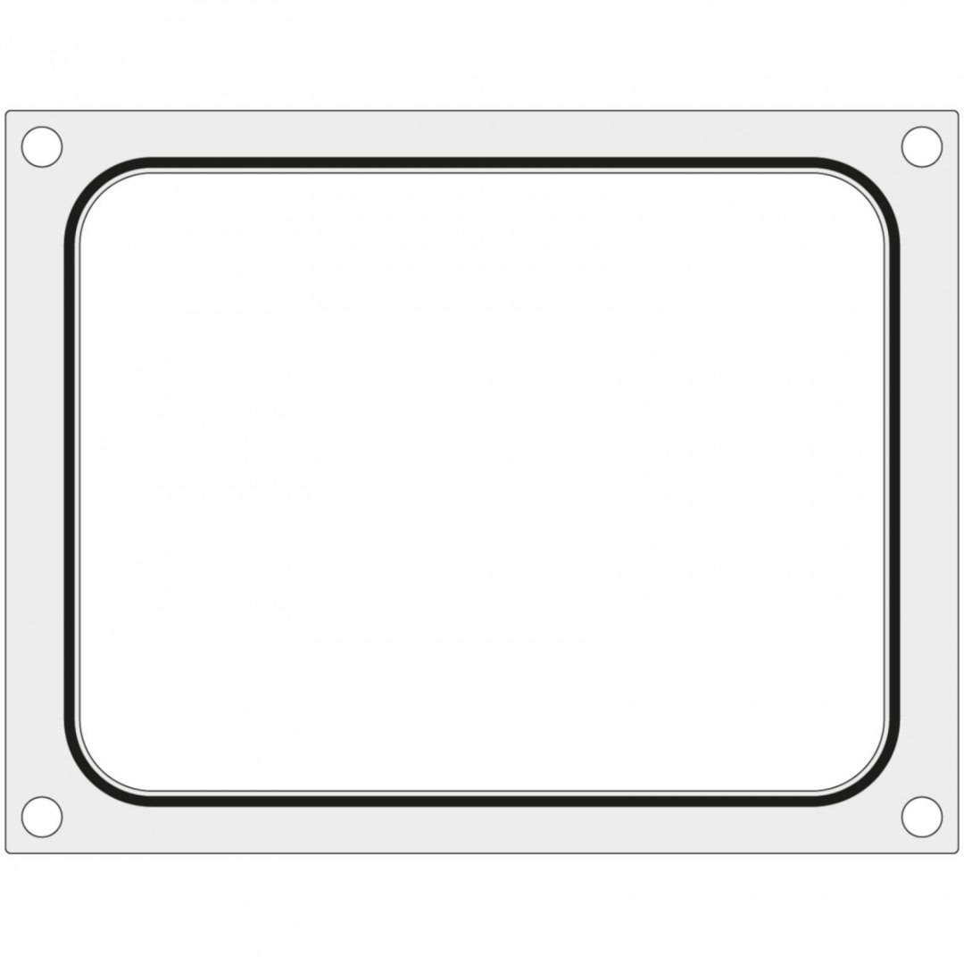Matryca forma do zgrzewarki CAS CDS-01 na tackę pojemnik bez podziału 227x178 mm - Hendi 805374 Hendi Matryca forma do zgrzewarki CAS CDS-01 na tackę pojemnik bez podziału 227x178 mm - Hendi 805374 Hendi