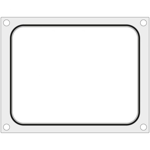 Matryca forma do zgrzewarki Hendi na tackę pojemnik bez podziału 227x178 mm - Hendi 805572 Hendi Matryca forma do zgrzewarki Hendi na tackę pojemnik bez podziału 227x178 mm - Hendi 805572 Hendi