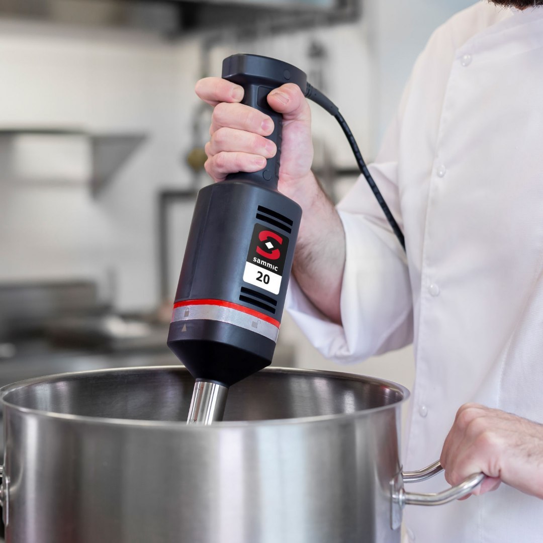 Mikser blender ręczny z ramieniem miksującym i ubijającym MB-21 300 W - Sammic 3030634 SAMMIC Mikser blender ręczny z ramieniem miksującym i ubijającym MB-21 300 W - Sammic 3030634 SAMMIC