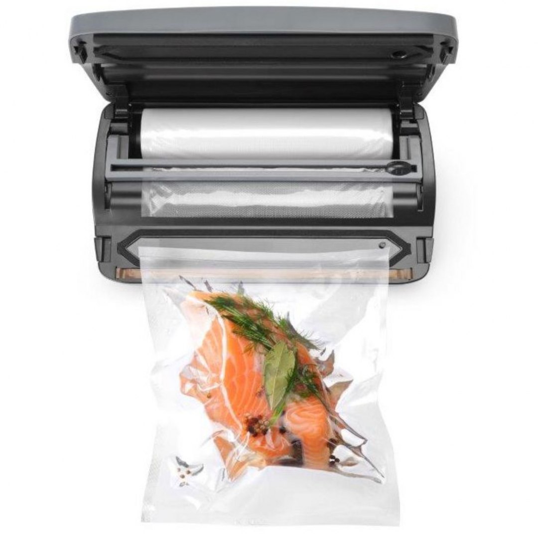 Pakowarka próżniowa listwowa z podajnikiem na rolkę Budget Line 310 mm 100 W - Hendi 201626 Hendi Pakowarka próżniowa listwowa z podajnikiem na rolkę Budget Line 310 mm 100 W - Hendi 201626 Hendi