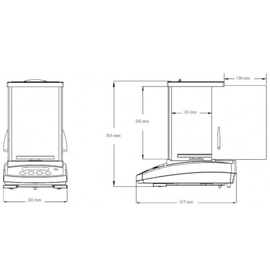 Waga laboratoryjna apteczna z legalizacją M precyzyjna LCD PR 220g / 1mg - OHAUS PR223M OHAUS Waga laboratoryjna apteczna z legalizacją M precyzyjna LCD PR 220g / 1mg - OHAUS PR223M OHAUS