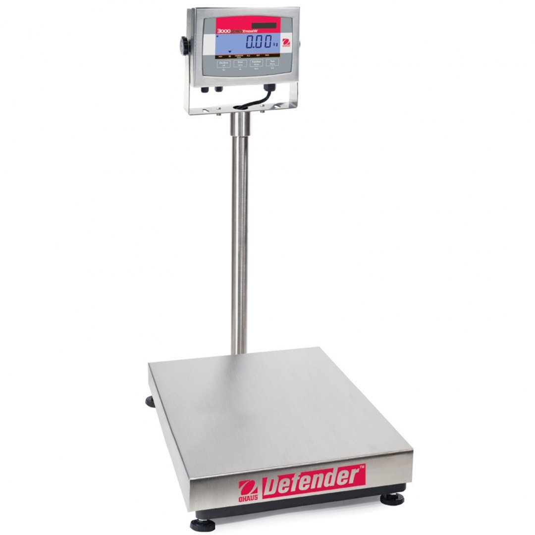 Waga platformowa magazynowa z legalizacją M wodoodporna IP65 DEFENDER 3000 SS 150kg / 50g - OHAUS D32XW150VL-M OHAUS Waga platformowa magazynowa z legalizacją M wodoodporna IP65 DEFENDER 3000 SS 150kg / 50g - OHAUS D32XW150VL-M OHAUS