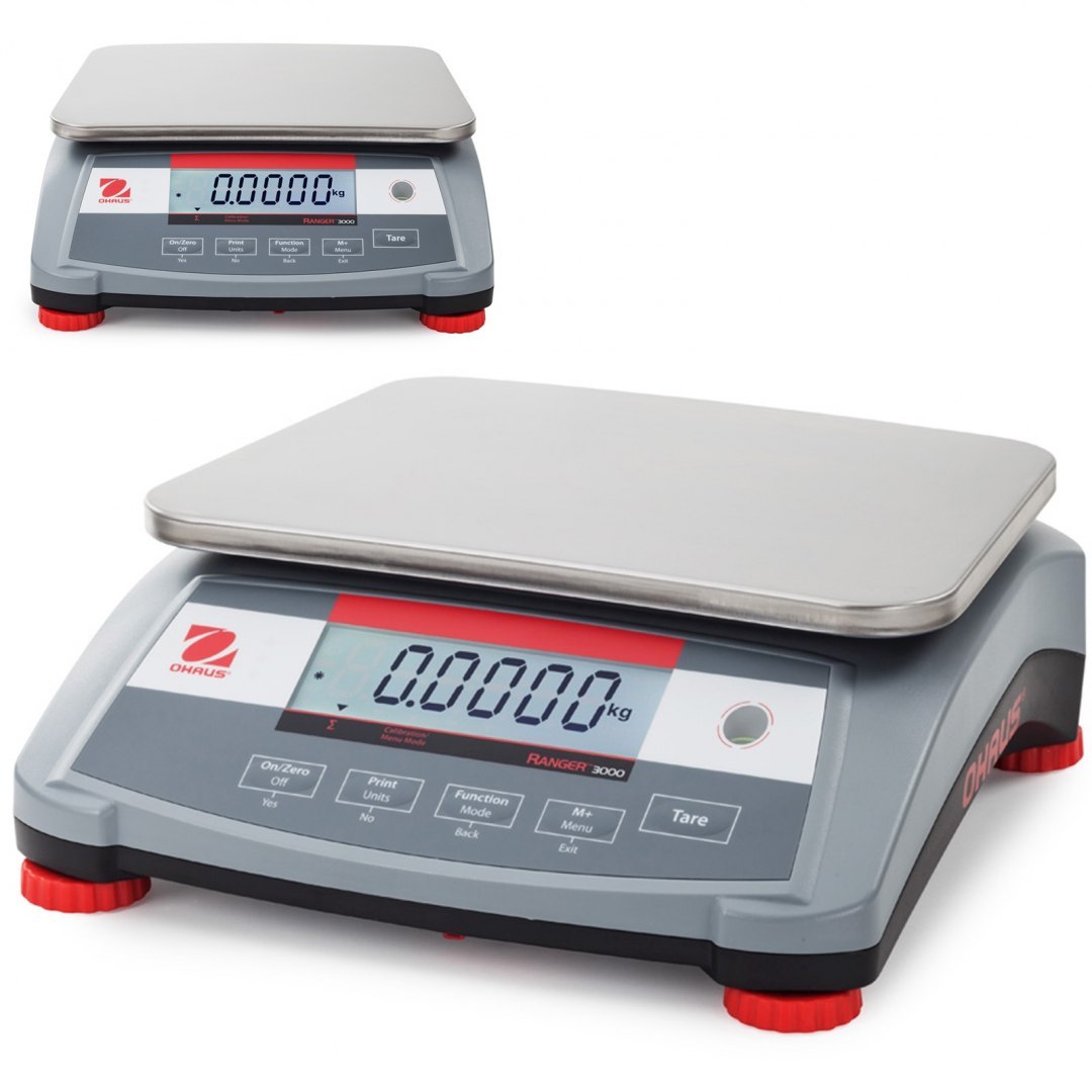 Waga stołowa przemysłowa kompaktowa elektroniczna RANGER 3000 3kg / 0.1g - OHAUS R31P3 OHAUS Waga stołowa przemysłowa kompaktowa elektroniczna RANGER 3000 3kg / 0.1g - OHAUS R31P3 OHAUS