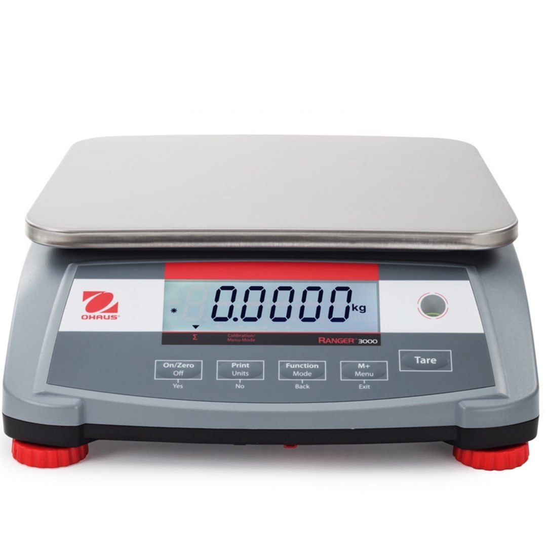 Waga stołowa przemysłowa kompaktowa elektroniczna RANGER 3000 3kg / 0.1g - OHAUS R31P3 OHAUS