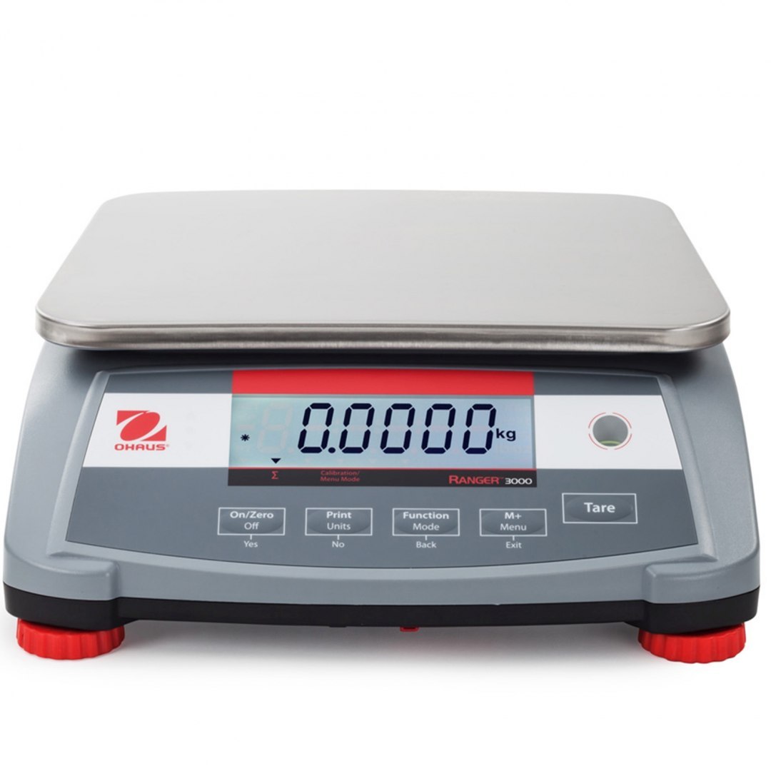 Waga stołowa przemysłowa kompaktowa elektroniczna RANGER 3000 3kg / 0.1g - OHAUS R31P3 OHAUS Waga stołowa przemysłowa kompaktowa elektroniczna RANGER 3000 3kg / 0.1g - OHAUS R31P3 OHAUS