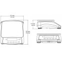 Waga stołowa przemysłowa kompaktowa elektroniczna RANGER 3000 6kg / 0.2g - OHAUS R31P6 OHAUS