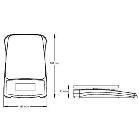 Waga techniczna kontrolna edukacyjna precyzyjna na baterie COMPASS CX 1200g / 0.1g - OHAUS CX1201 OHAUS Waga techniczna kontrolna edukacyjna precyzyjna na baterie COMPASS CX 1200g / 0.1g - OHAUS CX1201 OHAUS