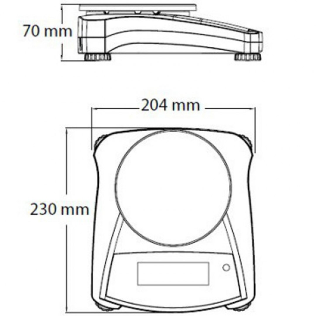Waga techniczna stołowa dokładna kompaktowa NAVIGATOR NV 220g / 0.01g - OHAUS NV222 OHAUS Waga techniczna stołowa dokładna kompaktowa NAVIGATOR NV 220g / 0.01g - OHAUS NV222 OHAUS