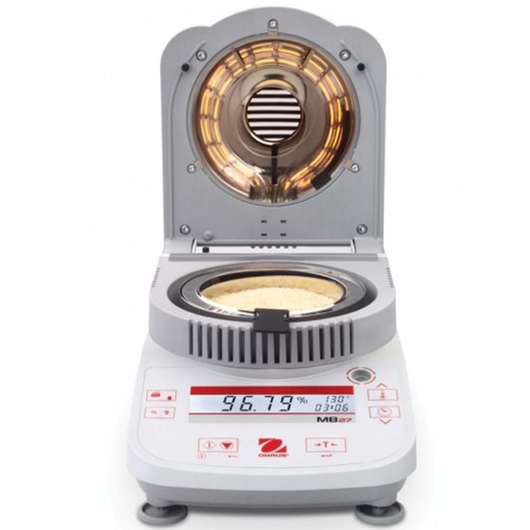 Wagosuszarka laboratoryjna precyzyjna halogenowa LCD 160C 90g / 0.001g - OHAUS MB27 OHAUS Wagosuszarka laboratoryjna precyzyjna halogenowa LCD 160C 90g / 0.001g - OHAUS MB27 OHAUS