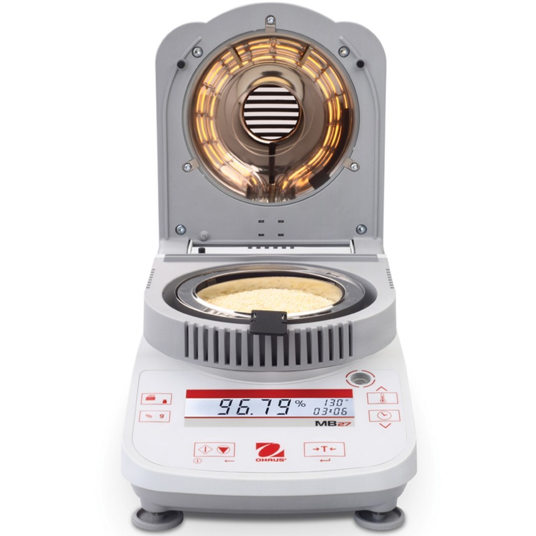 Wagosuszarka laboratoryjna precyzyjna halogenowa LCD 160C 90g / 0.001g - OHAUS MB27 OHAUS Wagosuszarka laboratoryjna precyzyjna halogenowa LCD 160C 90g / 0.001g - OHAUS MB27 OHAUS