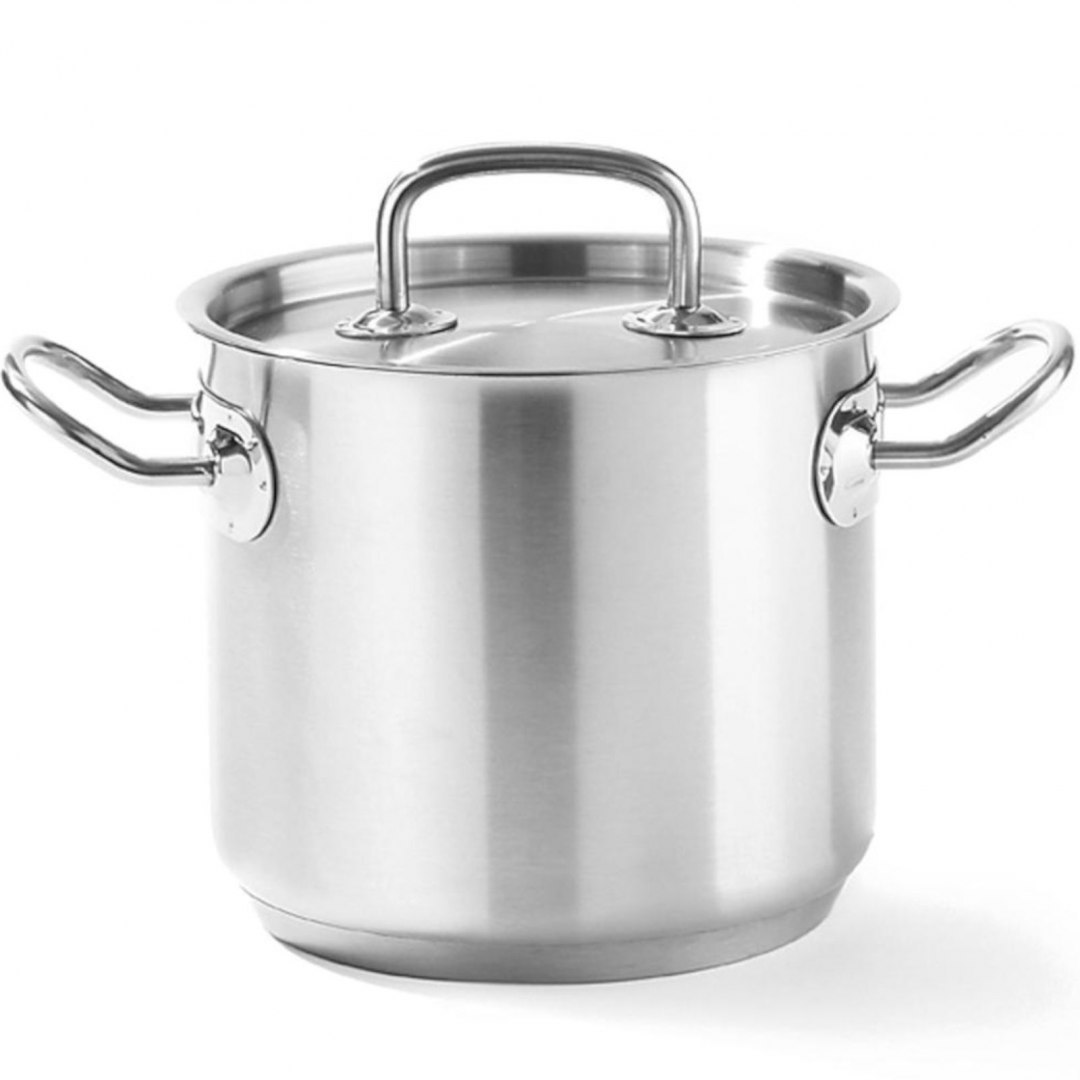 Garnek wysoki z pokrywką Kitchen Line 98 l 500 x 500 mm - Hendi 838907 Hendi Garnek wysoki z pokrywką Kitchen Line 98 l 500 x 500 mm - Hendi 838907 Hendi