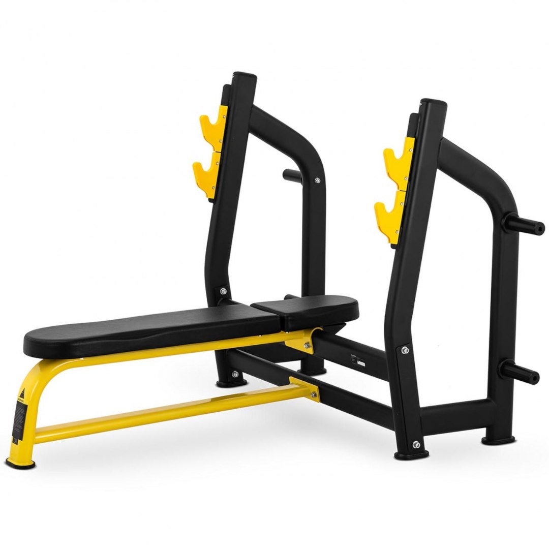 Ławka treningowa do wyciskania ze stojakami pod sztangę prosta 155-190 cm do 135 kg GYMREX Ławka treningowa do wyciskania ze stojakami pod sztangę prosta 155-190 cm do 135 kg GYMREX