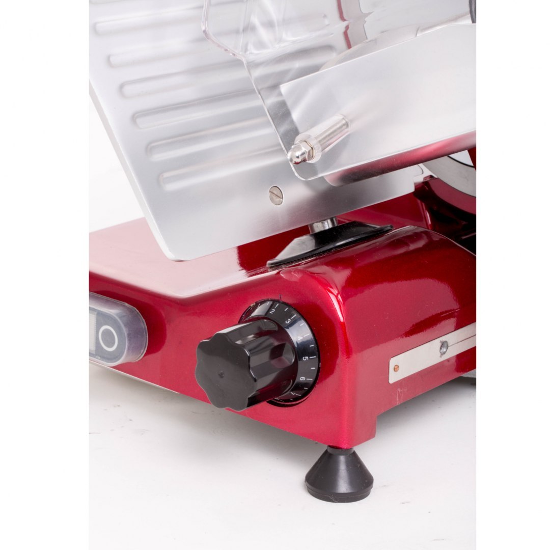 Elektryczna krajalnica do wędlin sera PROFI LINE RED EDITION 220mm 280W Hendi 970294 Hendi Elektryczna krajalnica do wędlin sera PROFI LINE RED EDITION 220mm 280W Hendi 970294 Hendi