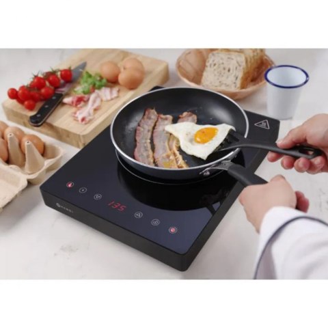 Kuchenka indukcyjna przenośna z panelem dotykowym 1 pole grzewcze Black Line śr. 23 cm 2000 W - Hendi 239391 Hendi Kuchenka indukcyjna przenośna z panelem dotykowym 1 pole grzewcze Black Line śr. 23 cm 2000 W - Hendi 239391 Hendi