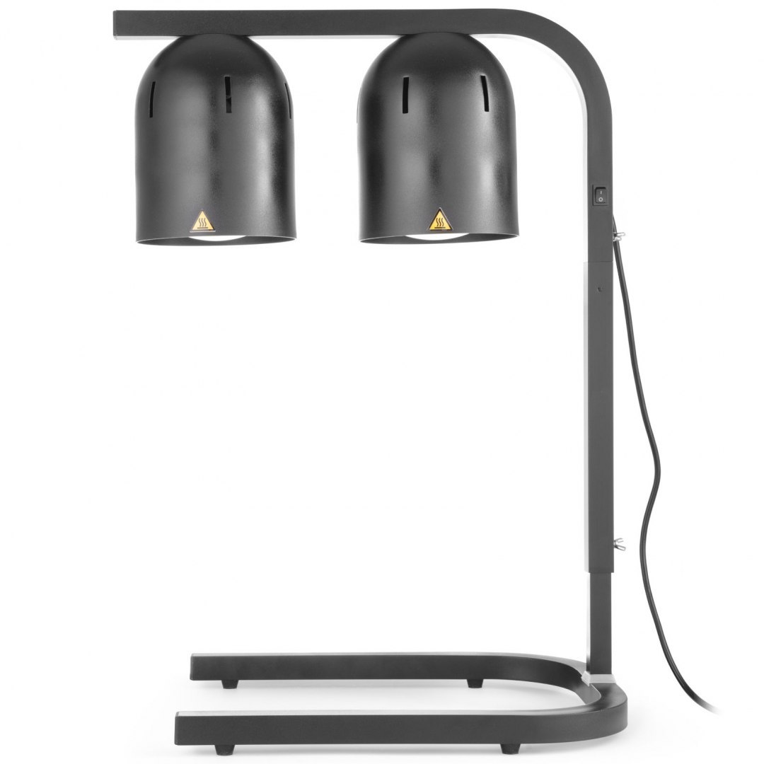 Lampa grzewcza do podgrzewania frytek potraw czarna 500 W - Hendi 273913 Hendi Lampa grzewcza do podgrzewania frytek potraw czarna 500 W - Hendi 273913 Hendi