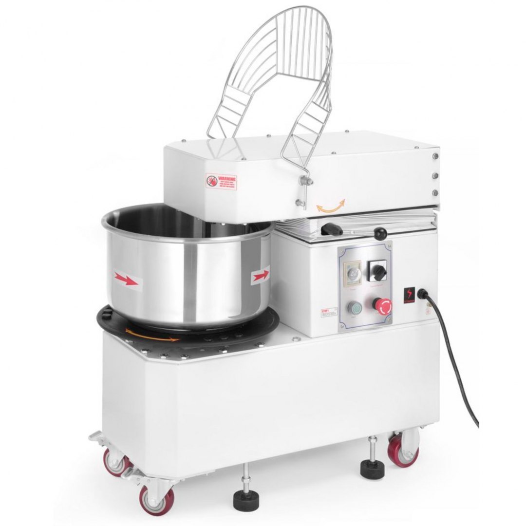 Miesiarka spiralna do ciasta z wyjmowaną dzieżą unoszoną głowicą 20 l 1500 W 400 V - Hendi 221853 Hendi Miesiarka spiralna do ciasta z wyjmowaną dzieżą unoszoną głowicą 20 l 1500 W 400 V - Hendi 221853 Hendi