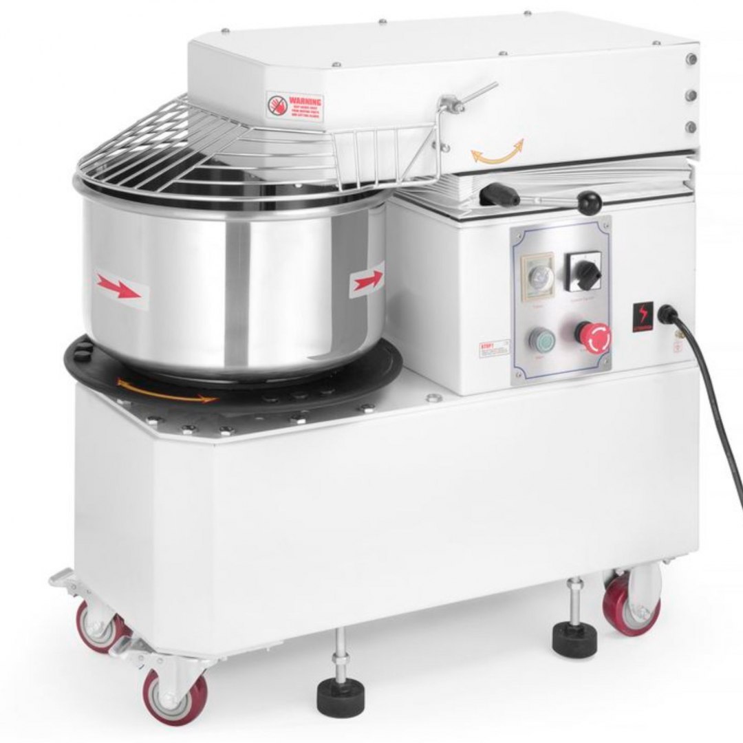 Miesiarka spiralna do ciasta z wyjmowaną dzieżą unoszoną głowicą 20 l 1500 W 400 V - Hendi 221853 Hendi Miesiarka spiralna do ciasta z wyjmowaną dzieżą unoszoną głowicą 20 l 1500 W 400 V - Hendi 221853 Hendi