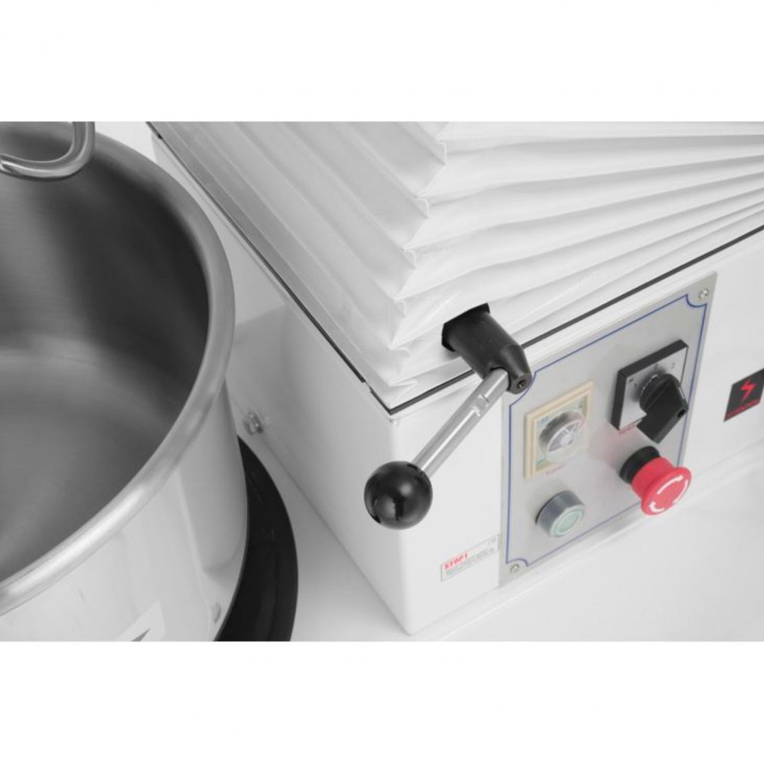 Miesiarka spiralna do ciasta z wyjmowaną dzieżą unoszoną głowicą 20 l 1500 W 400 V - Hendi 221853 Hendi Miesiarka spiralna do ciasta z wyjmowaną dzieżą unoszoną głowicą 20 l 1500 W 400 V - Hendi 221853 Hendi