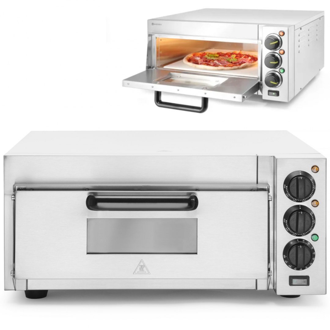 Piec do pizzy jednokomorowy na 1 dużą pizzę 2000 W 230 V - Hendi 220290 Hendi Piec do pizzy jednokomorowy na 1 dużą pizzę 2000 W 230 V - Hendi 220290 Hendi