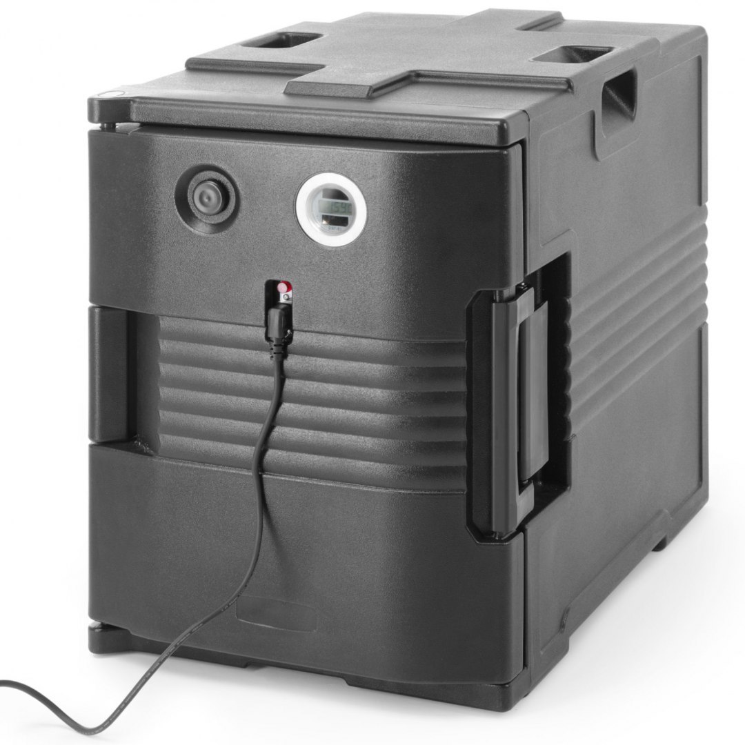 Pojemnik termiczny termoizolacyjny cateringowy z funkcją podgrzewania do 68C 2x GN1/1 200 W - Hendi 707692 Amer Box Pojemnik termiczny termoizolacyjny cateringowy z funkcją podgrzewania do 68C 2x GN1/1 200 W - Hendi 707692 Amer Box