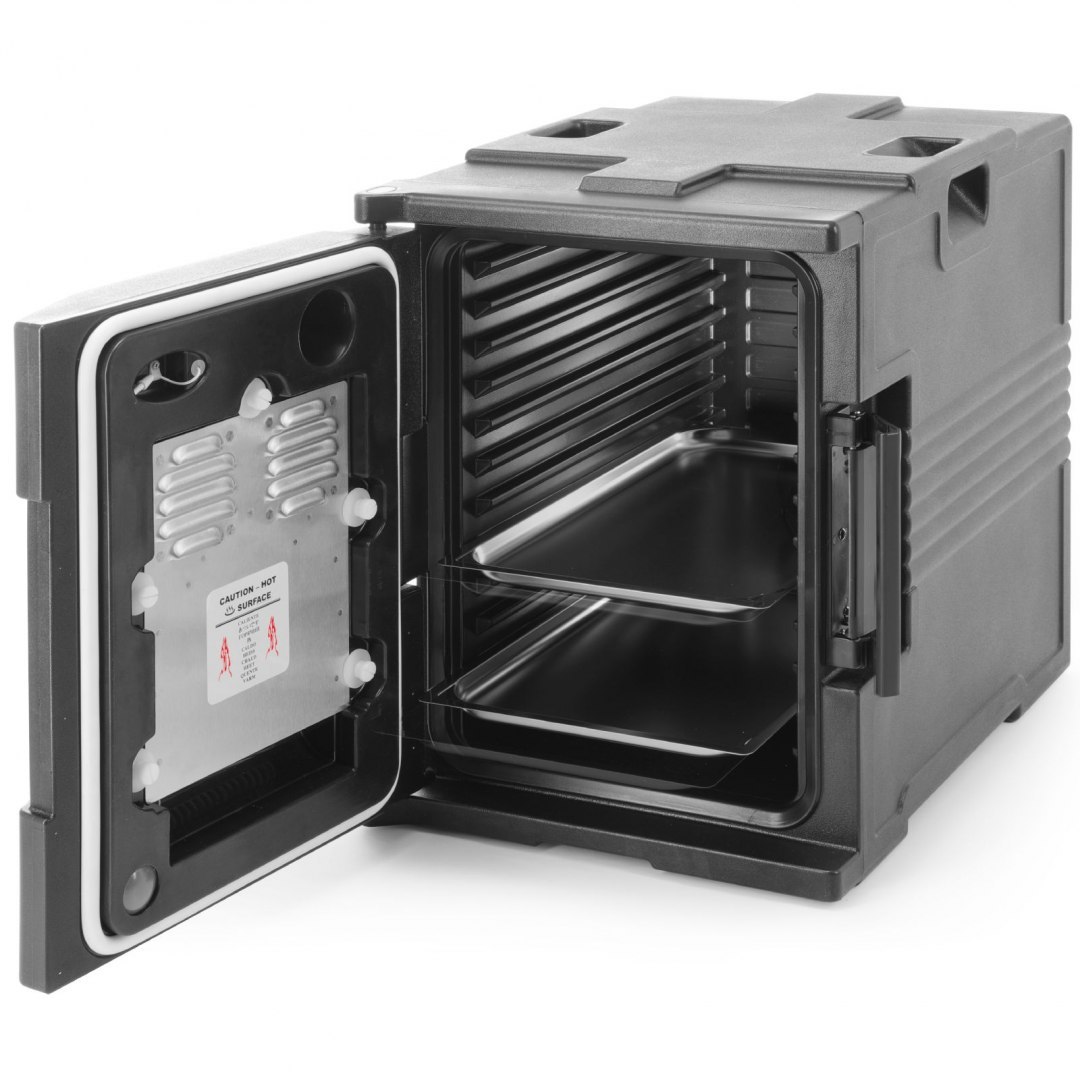Pojemnik termiczny termoizolacyjny cateringowy z funkcją podgrzewania do 68C 2x GN1/1 200 W - Hendi 707692 Amer Box Pojemnik termiczny termoizolacyjny cateringowy z funkcją podgrzewania do 68C 2x GN1/1 200 W - Hendi 707692 Amer Box