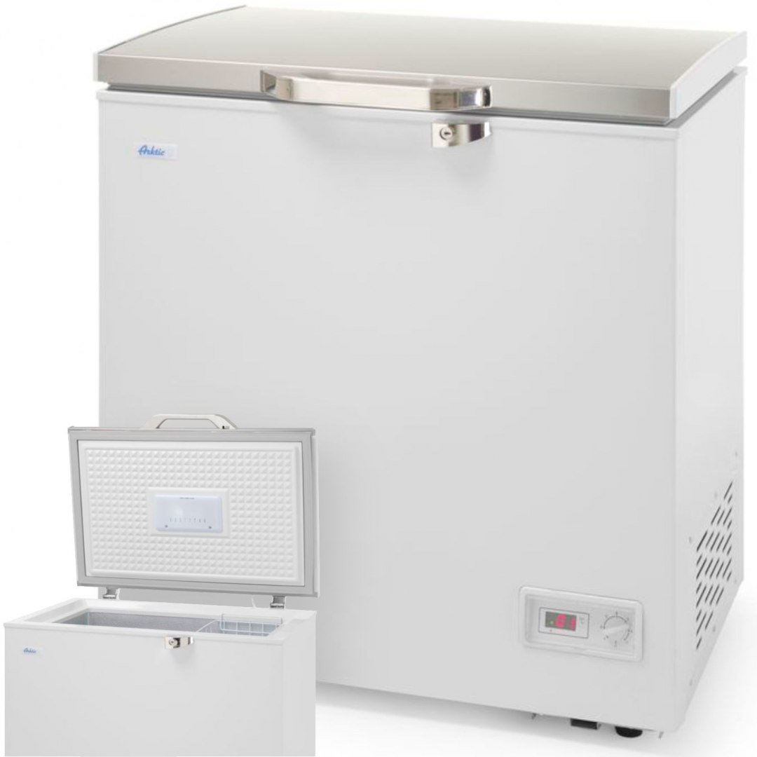 Zamrażarka skrzyniowa klapowa energooszczędna klasa A+ 70 W 140 l - Hendi 235911 ARKTIC Zamrażarka skrzyniowa klapowa energooszczędna klasa A+ 70 W 140 l - Hendi 235911 ARKTIC