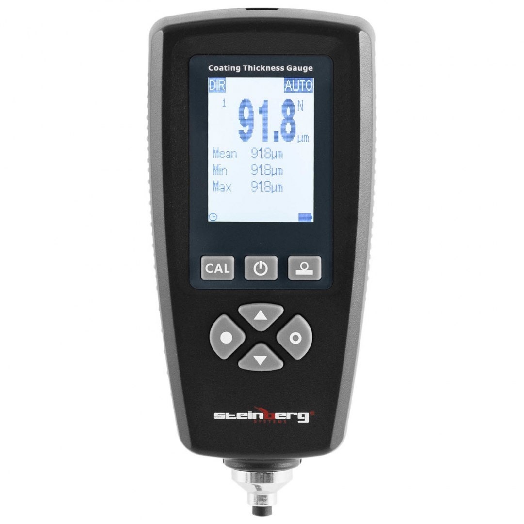 Miernik tester grubości lakieru samochodowego zakres 0 - 2000 µm USB Steinberg Systems Miernik tester grubości lakieru samochodowego zakres 0 - 2000 µm USB Steinberg Systems