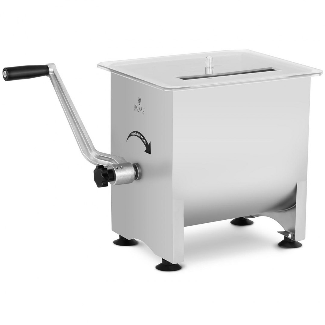 Mieszarka ręczna do mięsa farszu do kiełbasy ze stali 16 l Royal Catering Mieszarka ręczna do mięsa farszu do kiełbasy ze stali 16 l Royal Catering