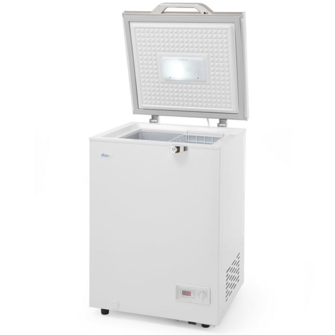 Zamrażarka skrzyniowa klapowa energooszczędna klasa A+ 105 W 93 l - Hendi 235904 ARKTIC Zamrażarka skrzyniowa klapowa energooszczędna klasa A+ 105 W 93 l - Hendi 235904 ARKTIC
