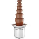 Fontanna do czekolady fondue 6 poziomów stalowa 300 W - Hendi 274163 Hendi