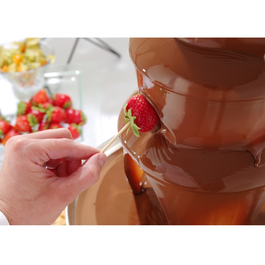 Fontanna do czekolady fondue 6 poziomów stalowa 300 W - Hendi 274163 Hendi Fontanna do czekolady fondue 6 poziomów stalowa 300 W - Hendi 274163 Hendi