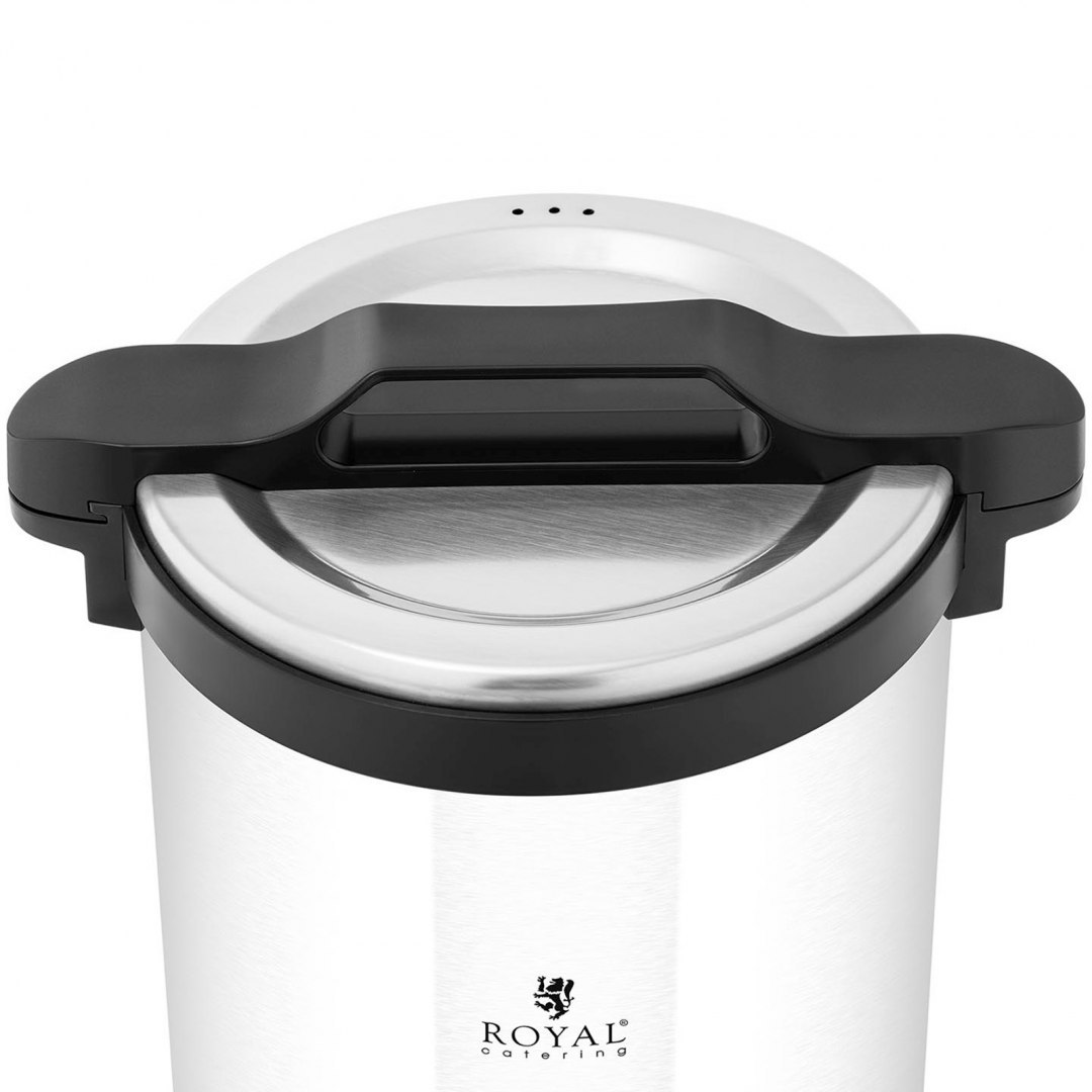Kocioł warzelny zacierny do produkcji piwa z timerem ze stali nierdzewnej 30-110C LED 2500 W 30 l Royal Catering Kocioł warzelny zacierny do produkcji piwa z timerem ze stali nierdzewnej 30-110C LED 2500 W 30 l Royal Catering