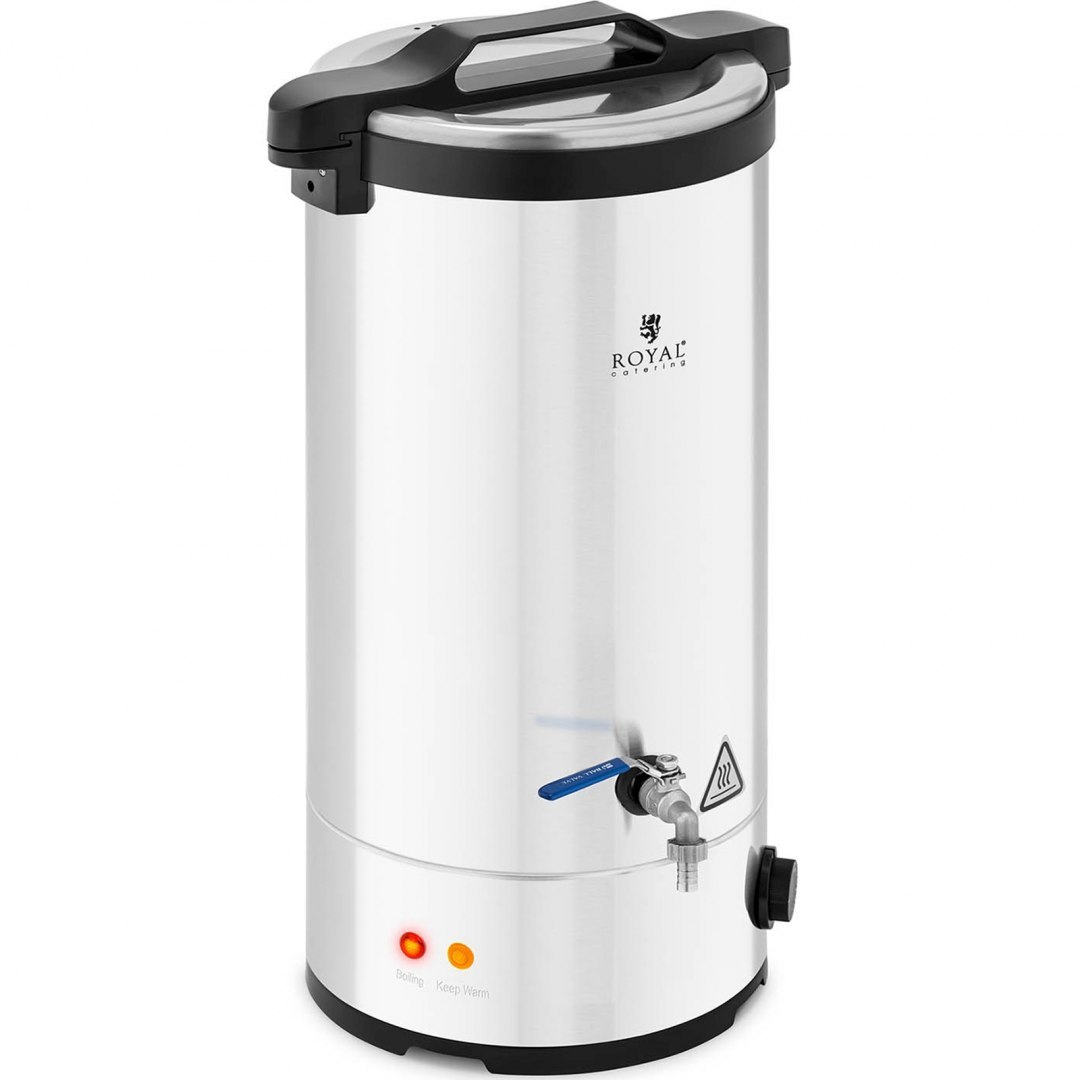 Kocioł warzelny zacierny do produkcji piwa ze stali nierdzewnej 30-110C 2500 W 30 l Royal Catering Kocioł warzelny zacierny do produkcji piwa ze stali nierdzewnej 30-110C 2500 W 30 l Royal Catering