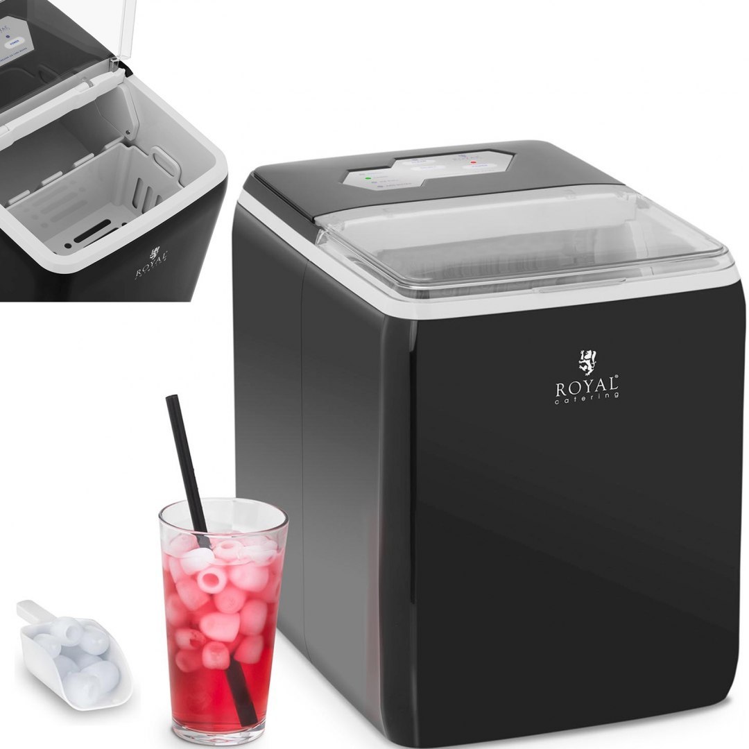 Kostkarka do lodu domowa 12 kostek/9 min 130 W 2.9 l Royal Catering Kostkarka do lodu domowa 12 kostek/9 min 130 W 2.9 l Royal Catering
